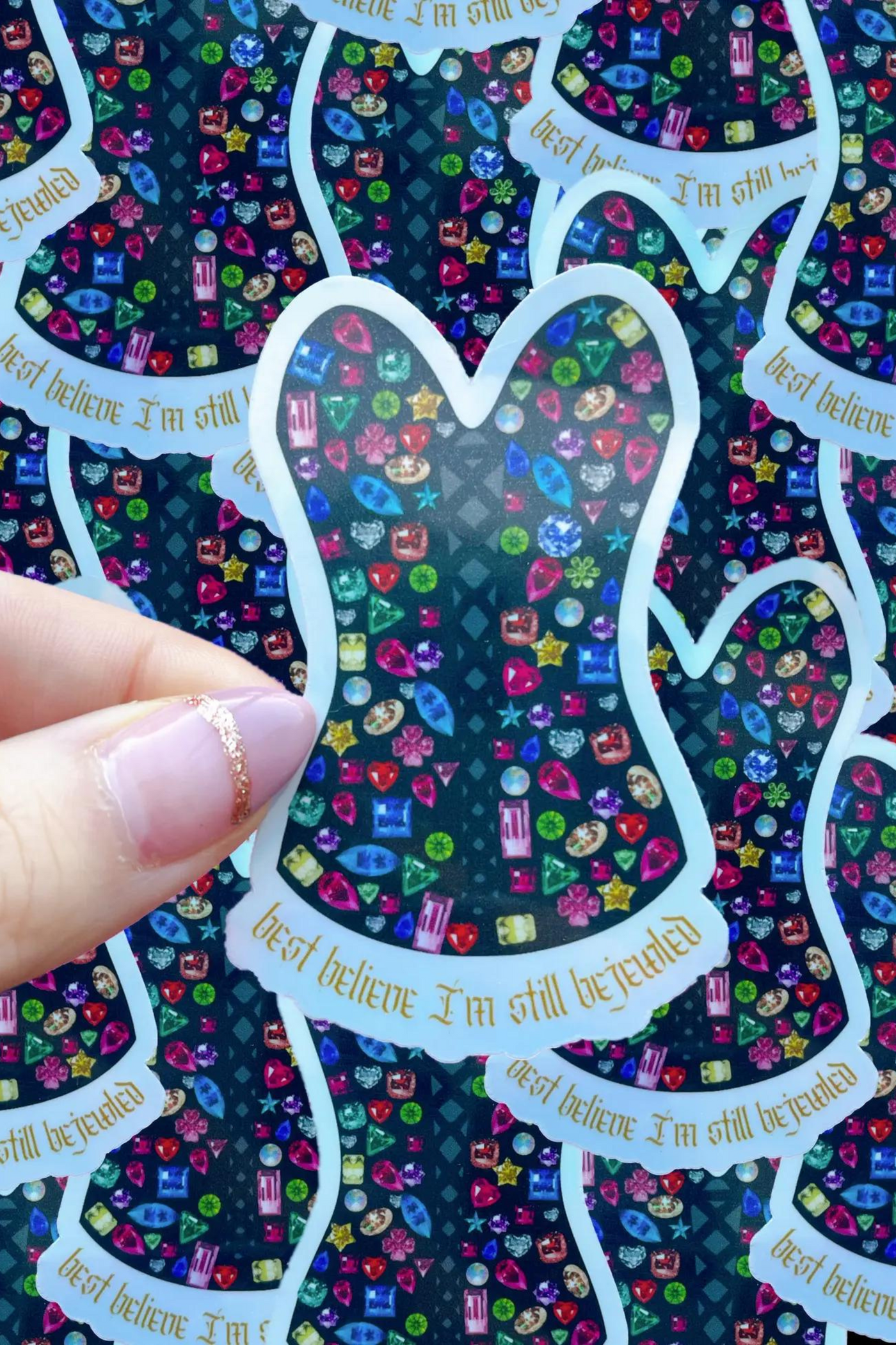 FINAL SALE: Bejeweled Holographic Sticker