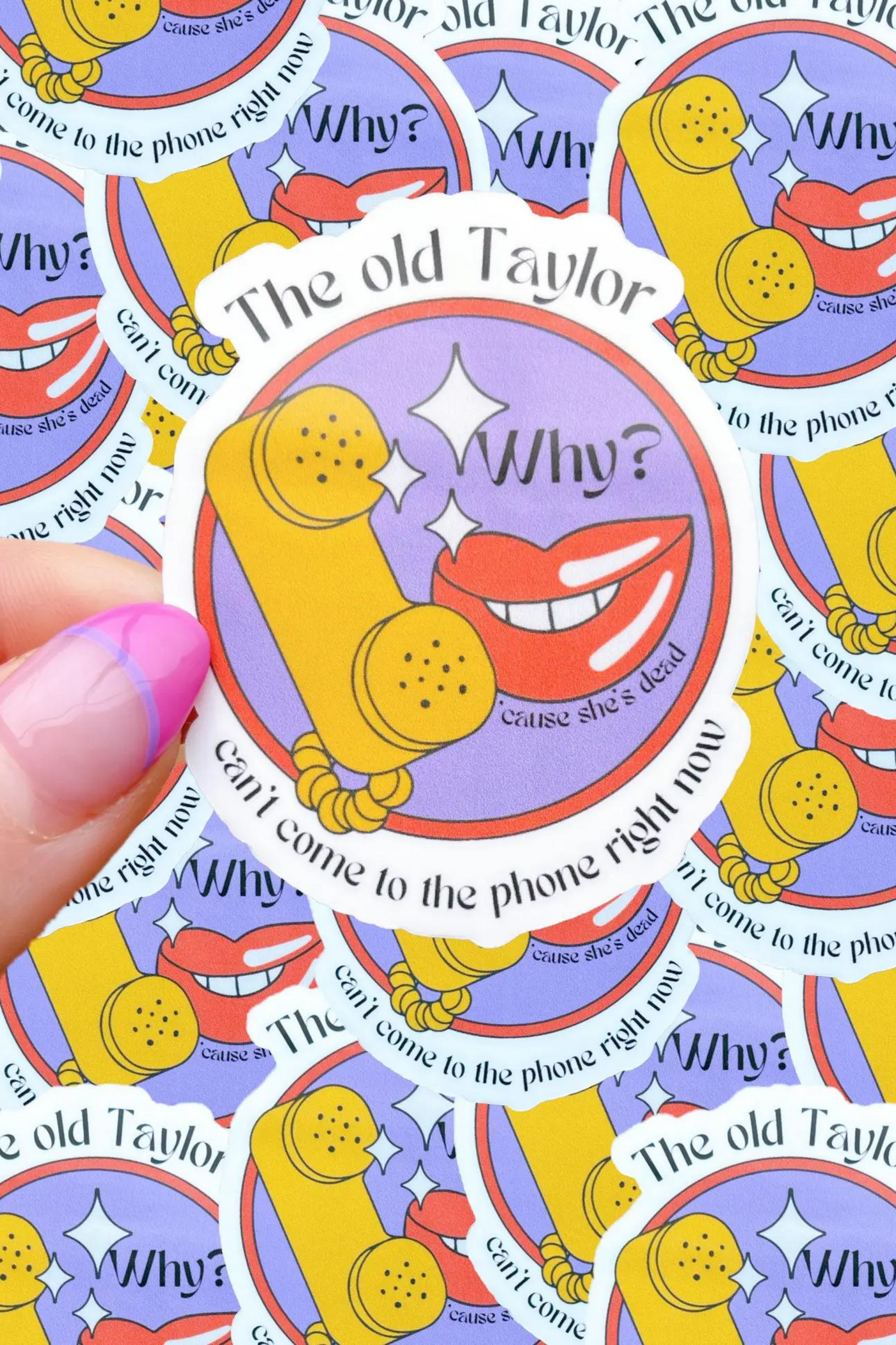 FINAL SALE: Can't Come To The Phone Sticker