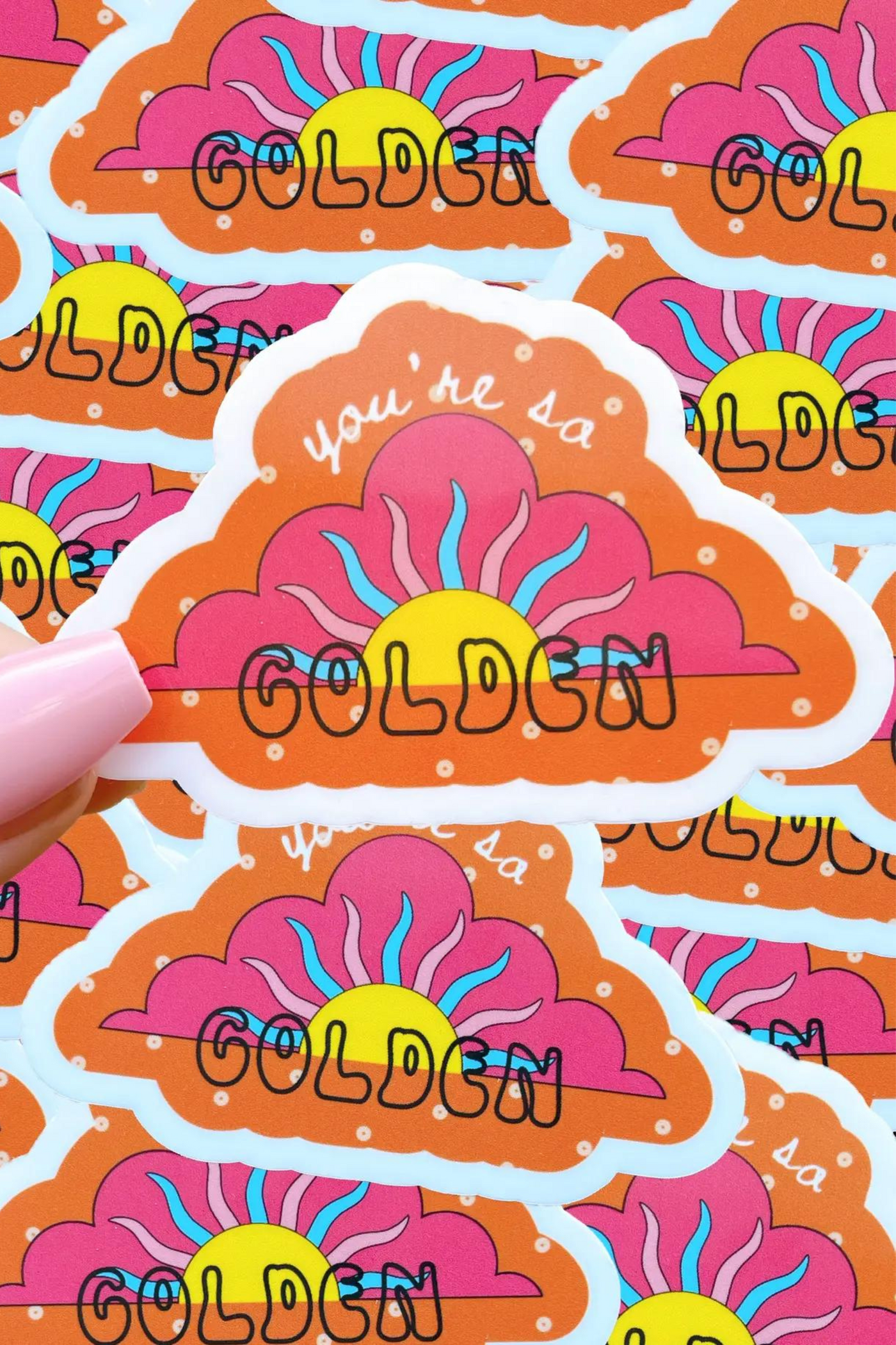 FINAL SALE: You're So Golden Sticker