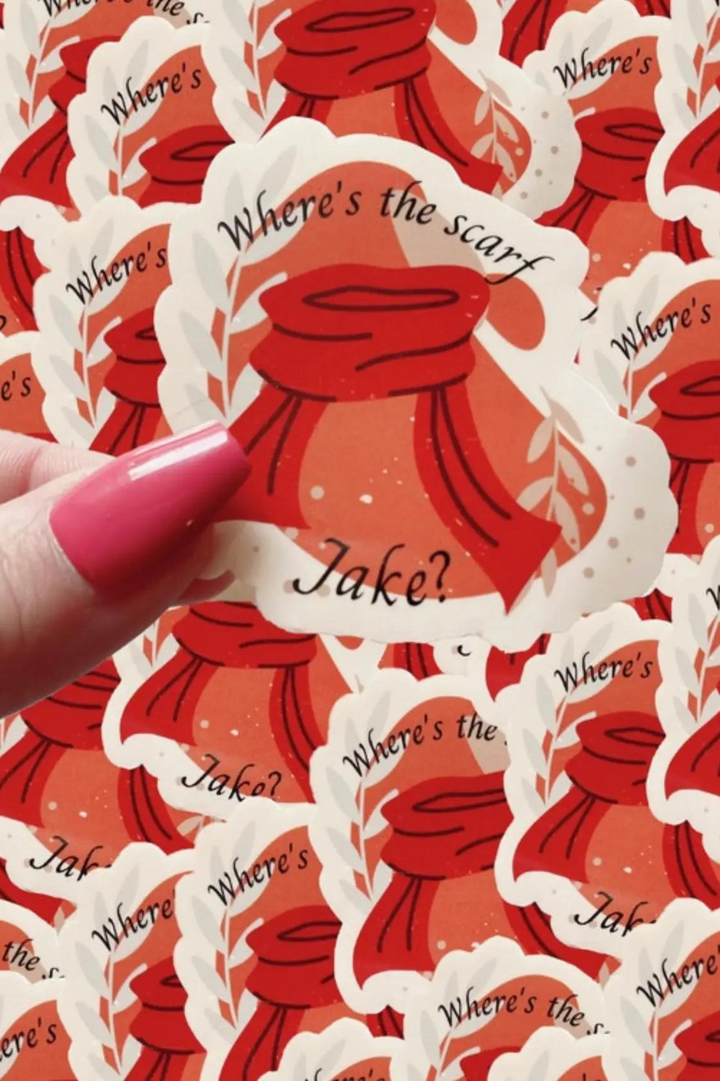 FINAL SALE: Where's The Scarf? Sticker