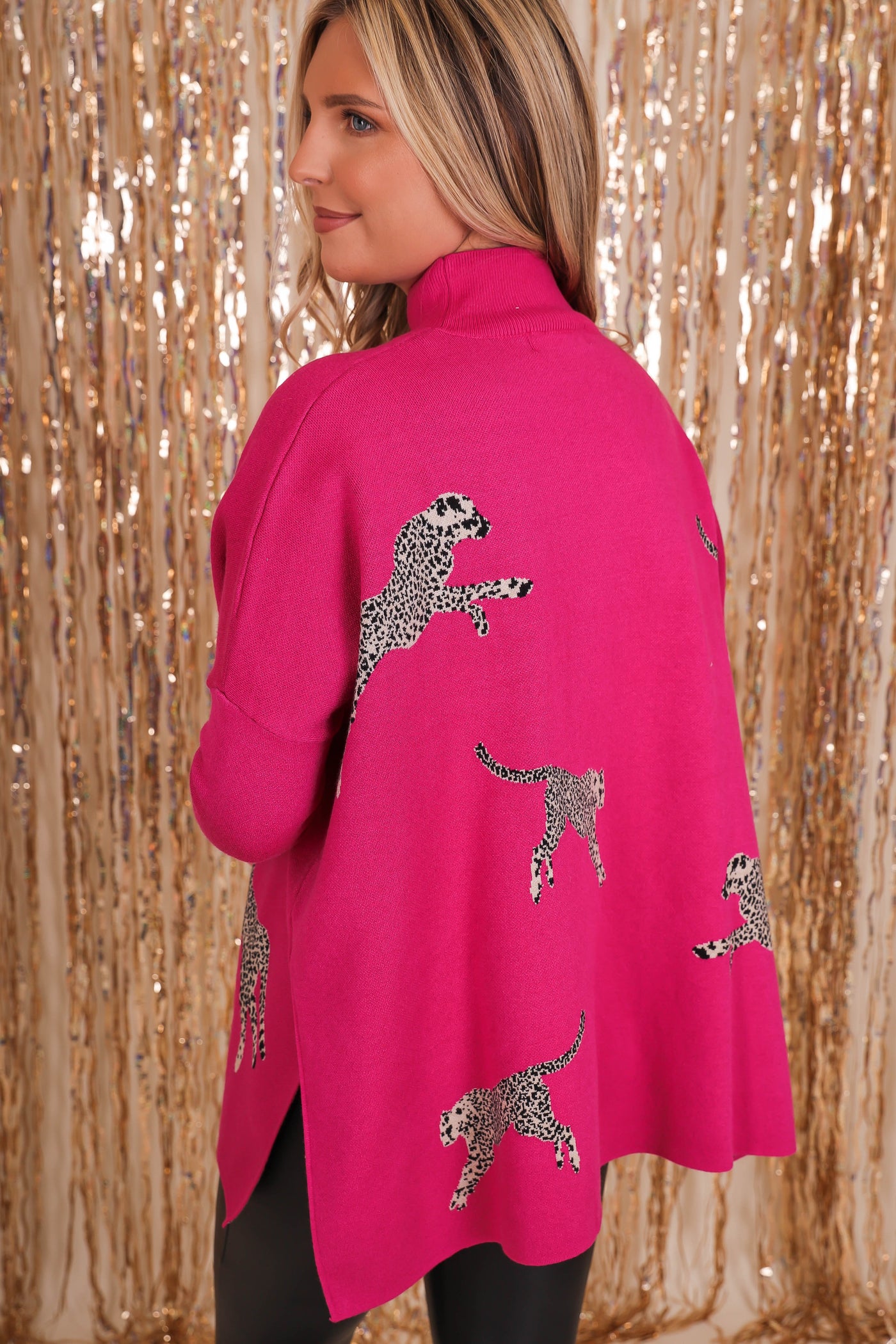 FINAL SALE: Hear Me Roar Sweater-Pink
