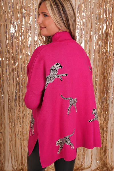 FINAL SALE: Hear Me Roar Sweater-Pink