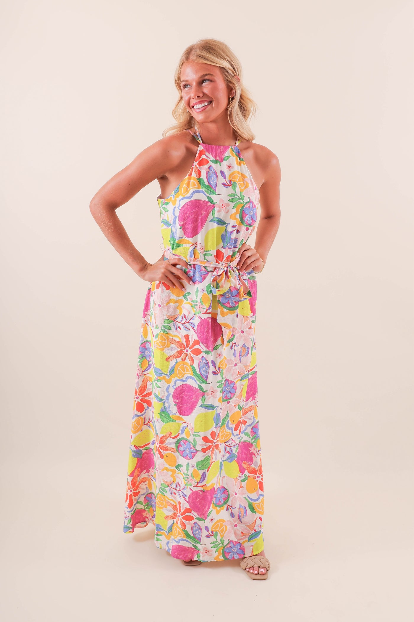 RETRO VINTAGE NEON PASTEL MAXI- RESORT VACATION- FORE COLLECTION MAXI