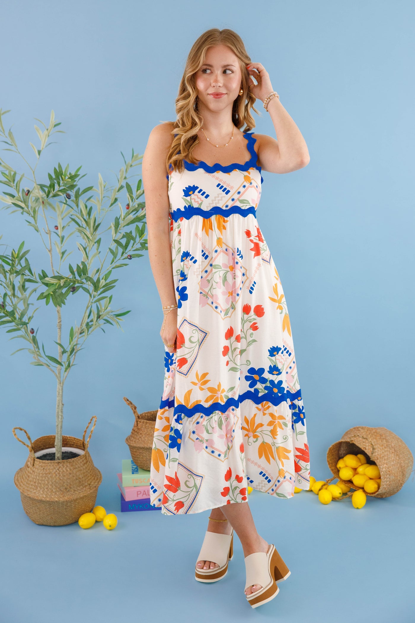 The Vacation Glow Midi Dress
