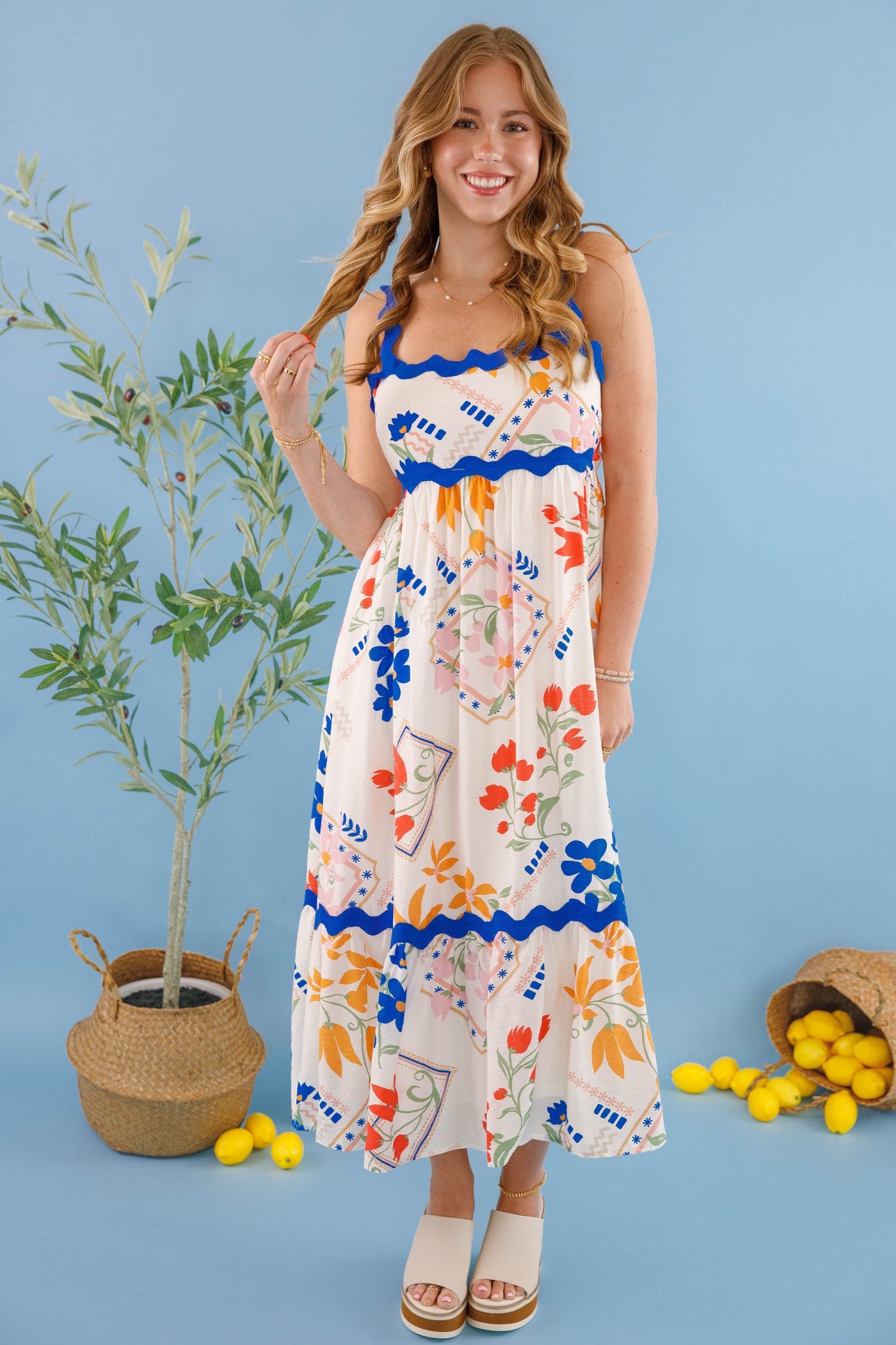 The Vacation Glow Midi Dress