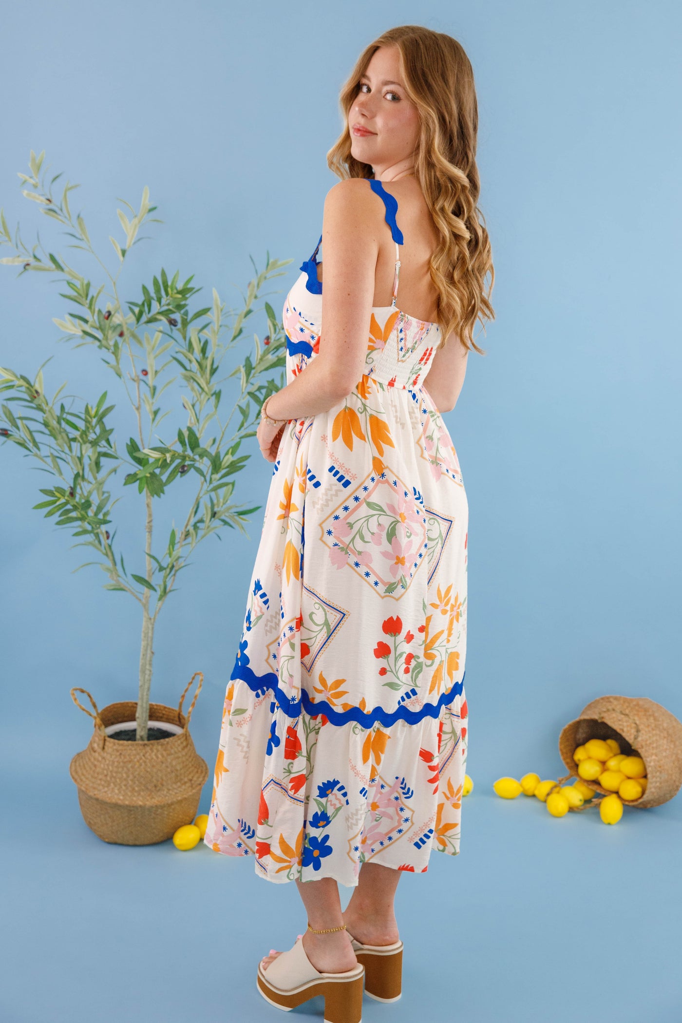 The Vacation Glow Midi Dress