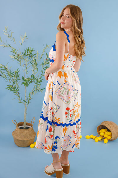 The Vacation Glow Midi Dress
