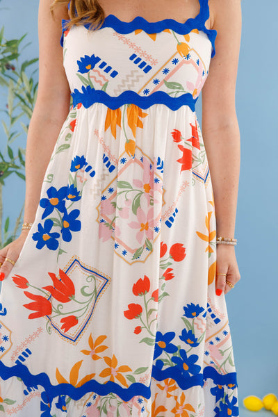 The Vacation Glow Midi Dress
