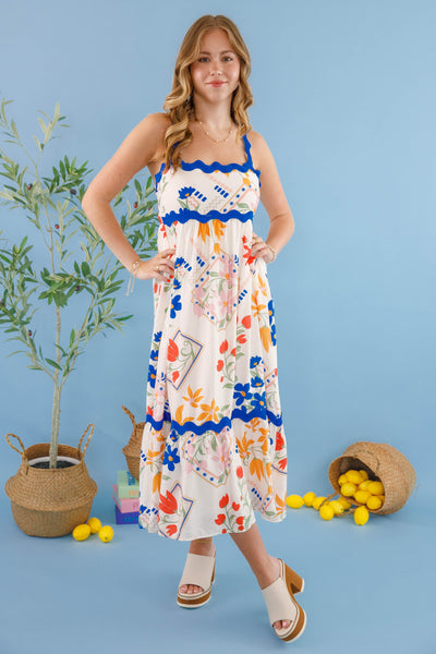 The Vacation Glow Midi Dress