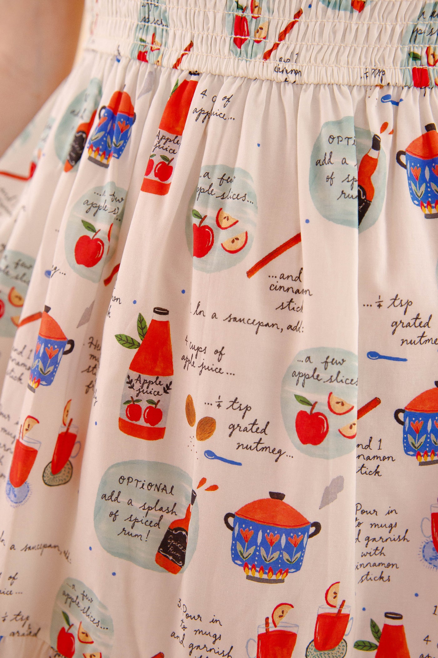 Women's Illustrated Print Maxi Dress- Fun Print Maxi Dress- In Loom Dresses