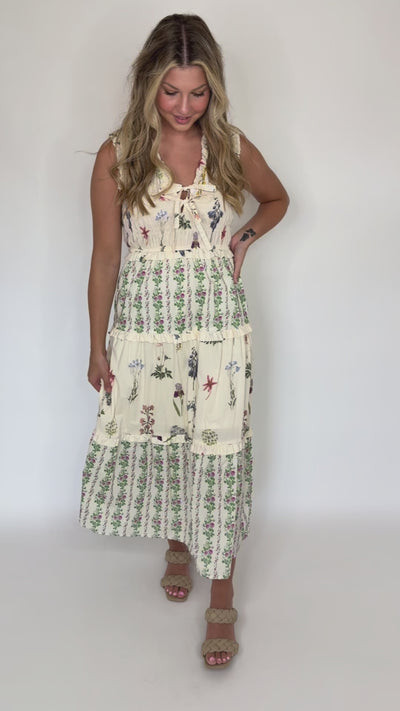 Walk The Estate Grounds Midi Dress