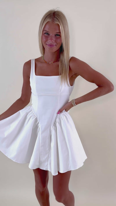 RESTOCK: Perfectly Me Mini Dress-White