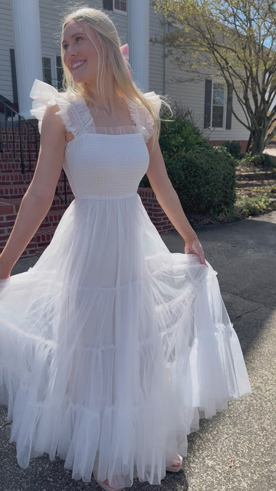 RESTOCK: She's Beauty & Grace Maxi Dress-White
