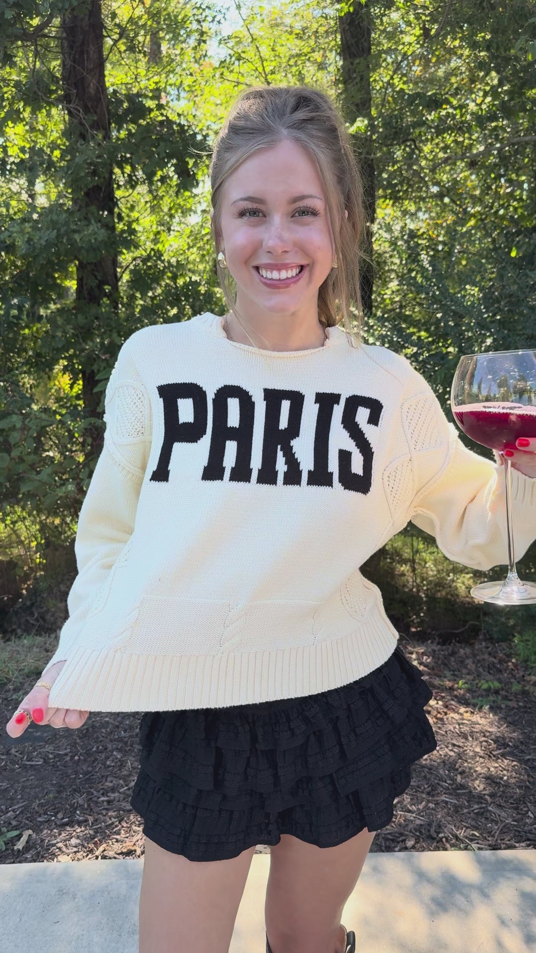 New Romance In The City Sweater-Paris